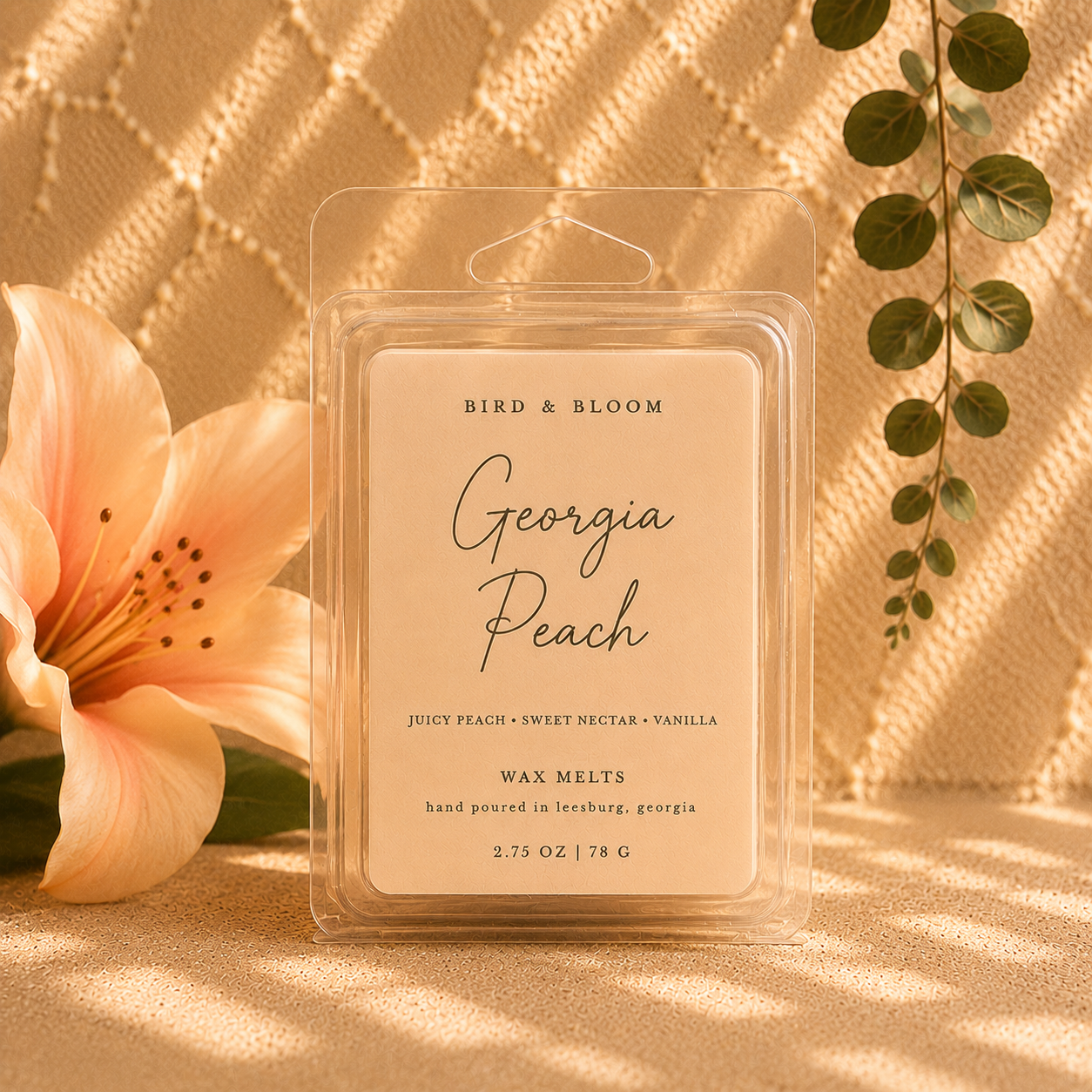 3 Oz 6 Squared Handmade Pure Beeswax Melts